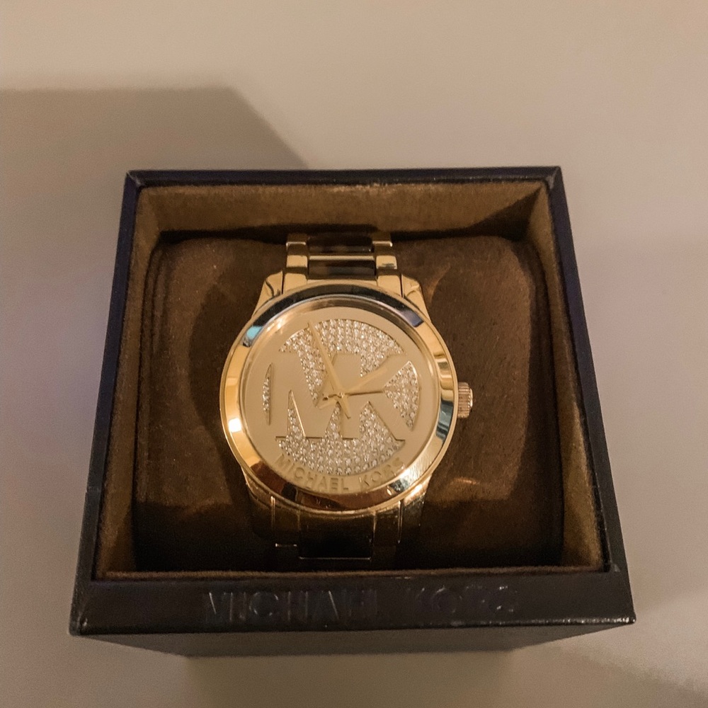 Michael Kors Parker Bling Tortoise Watch - Picture 1 of 2